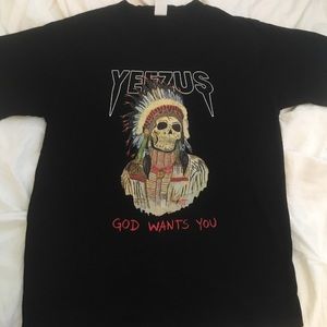 Yeezus tour tshirt pacsun